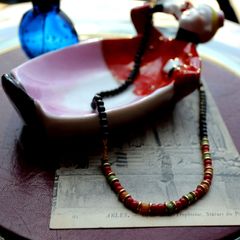 「70s オリエンタルカラー」ネックレス フランス