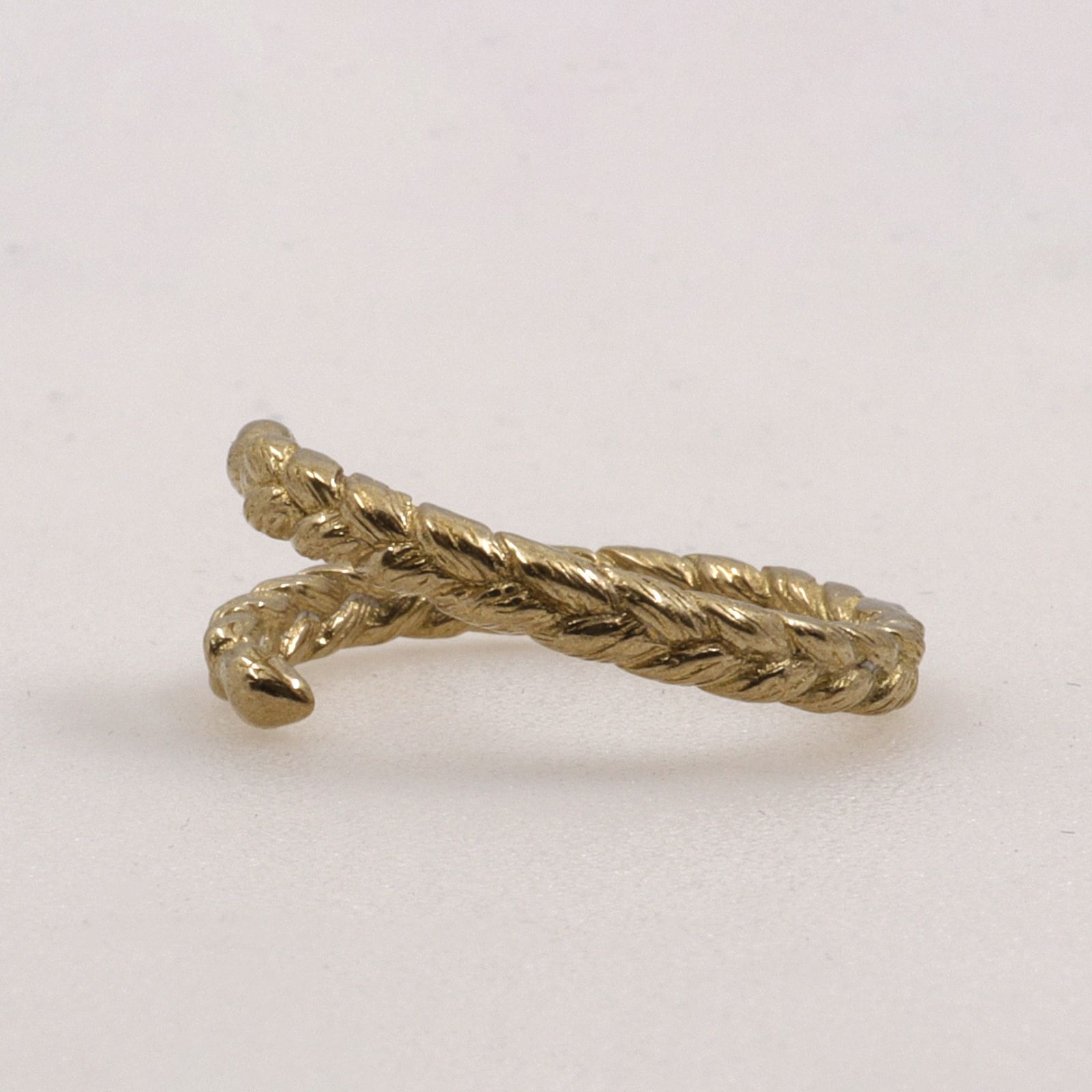 「braid ring」リング ブラス