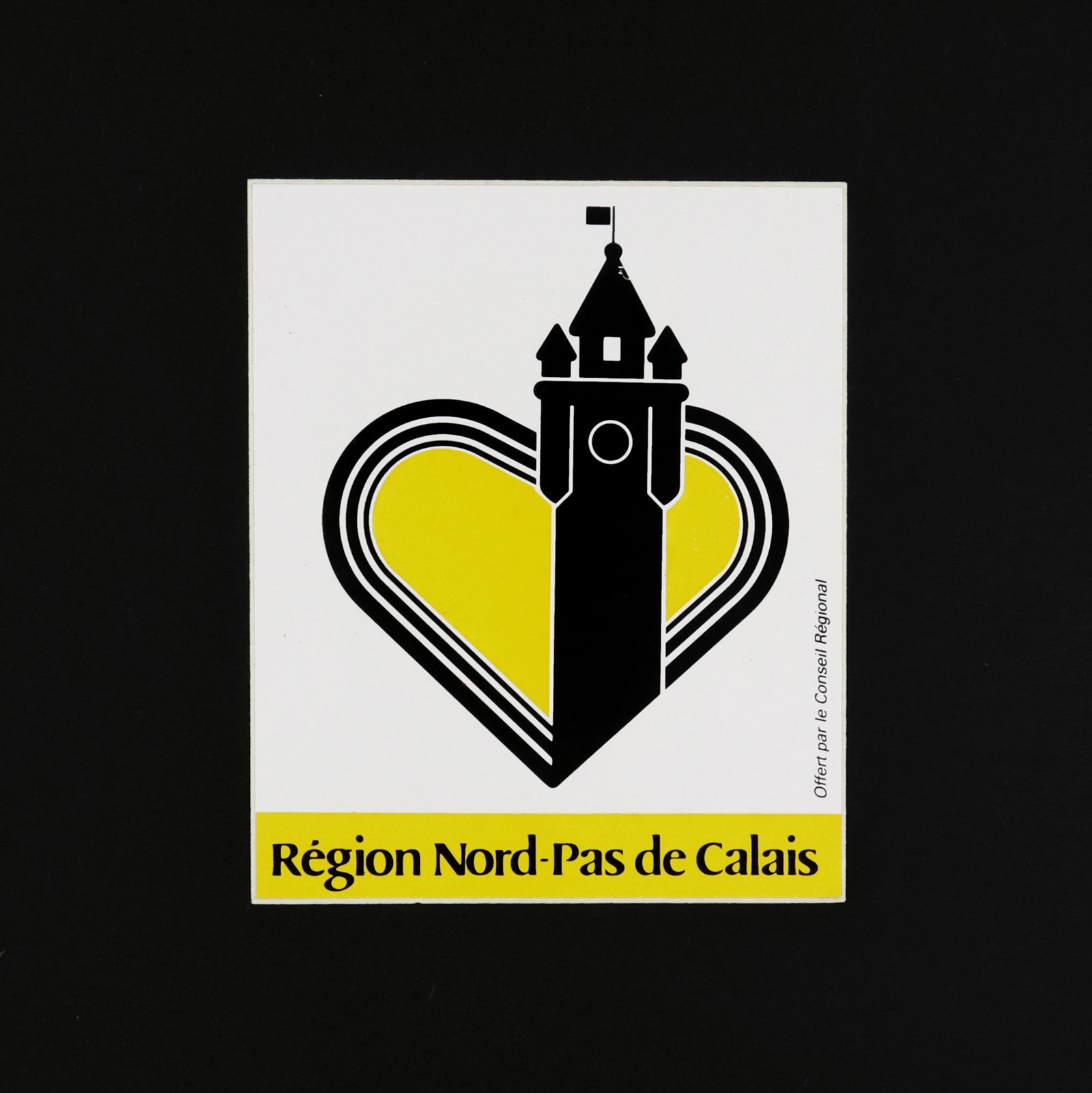 「Region Nord-Pas de Calais」ヴィンテージステッカー ヨーロッパ