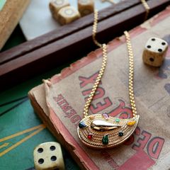 「ジェムペイズリードロップ」ネックレス ヨーロッパ AVON