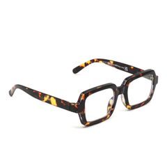 「SQUARE」ブルーライトリーディンググラス tortoise