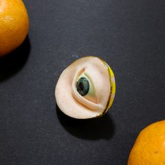 「目」リング イエローA