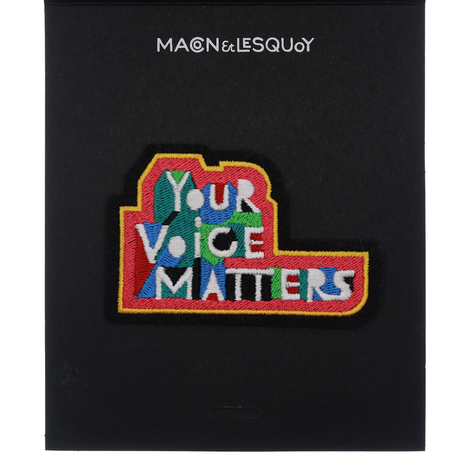 「Your Voice Matters」アイロンパッチ