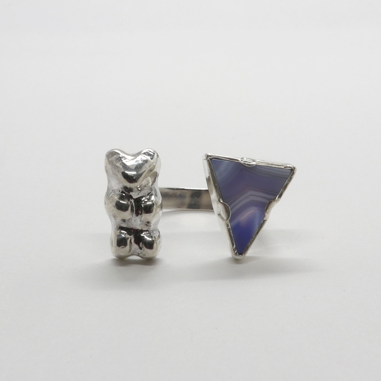 「Bear & Stone  Ring △」リング
