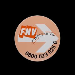 「FNV BONDGENOTEN」ヴィンテージステッカー ヨーロッパ