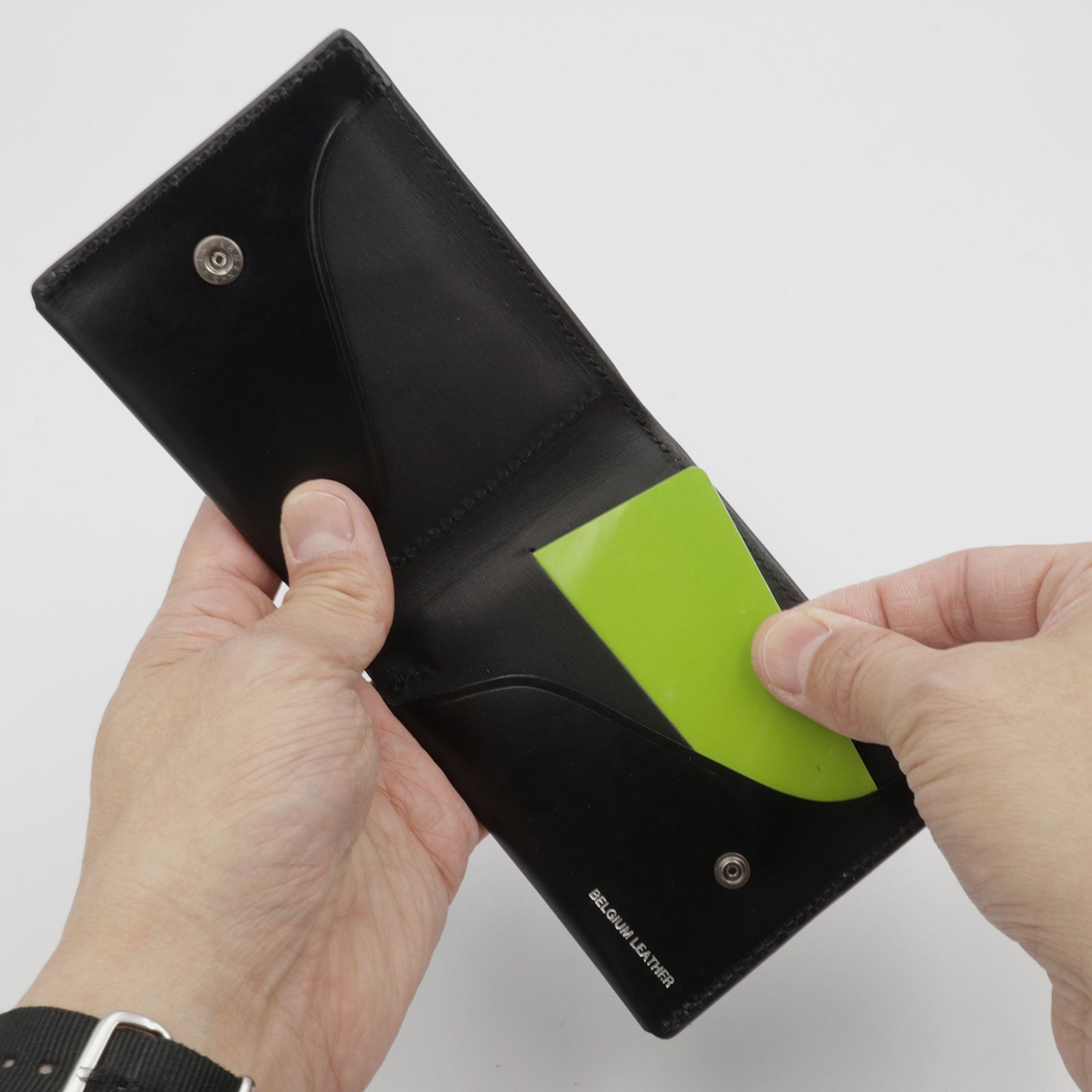 【Dual】スリムウォレット サドルプルアップ チョコ