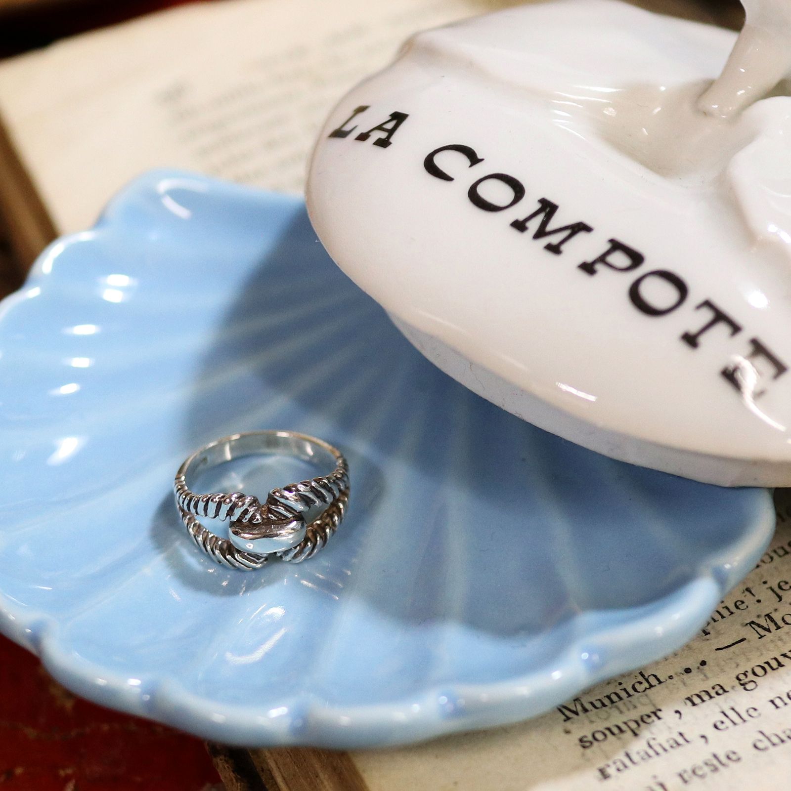 「ロープノット」リング silver925 ヨーロッパ