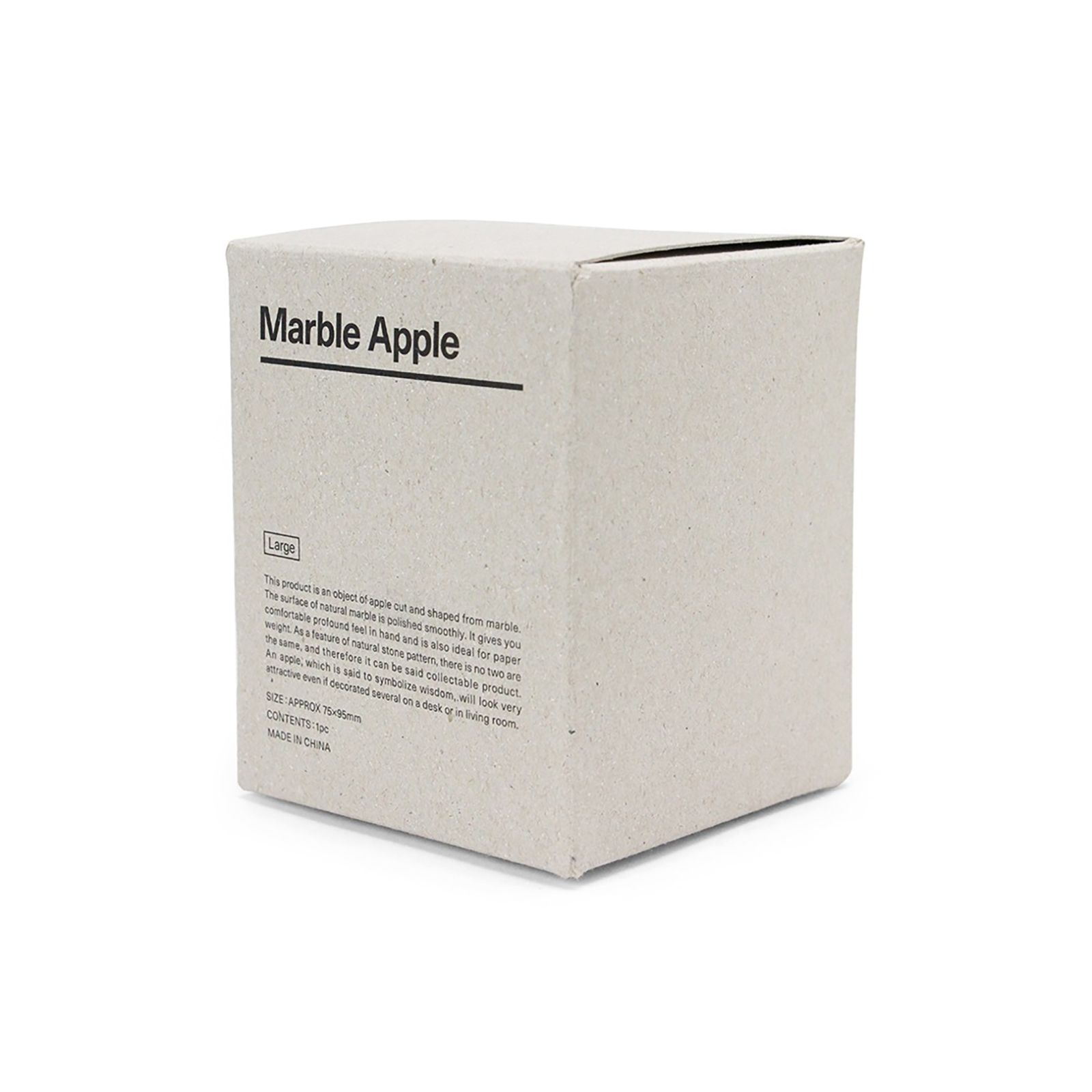 「Marble Apple Large」Black