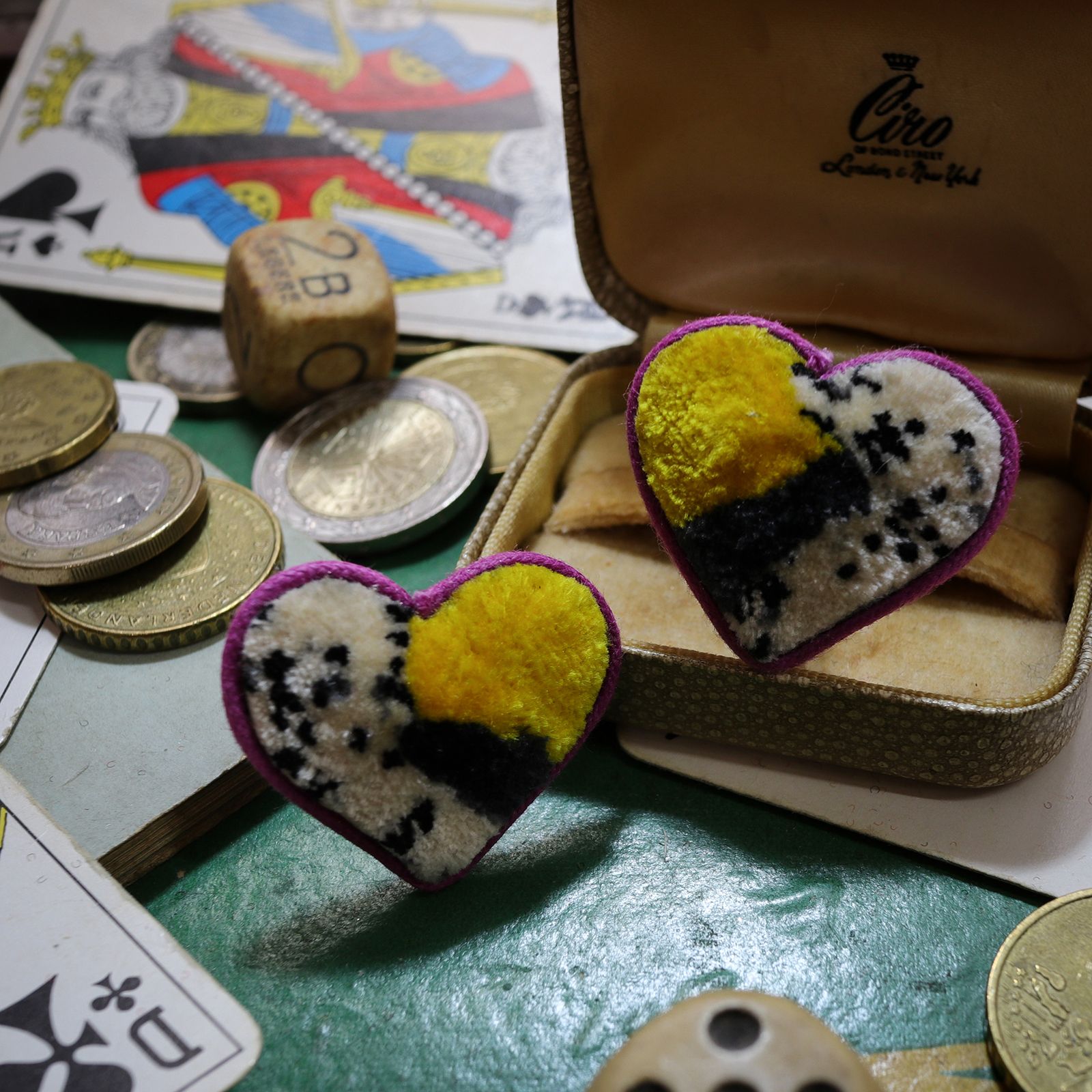 「SUIT」イヤリング【CASINO de sachikosim】