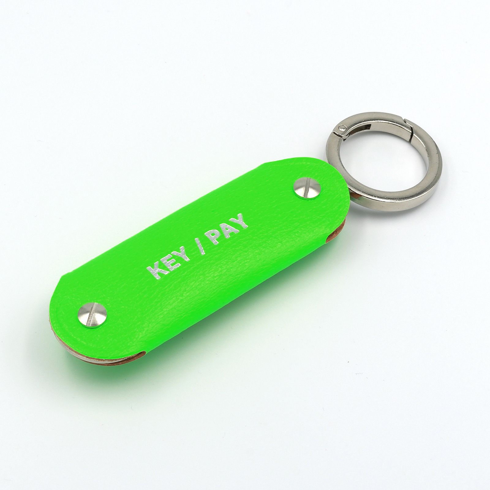 「Neon KEY/PAY」キー＆コインケース グリーン