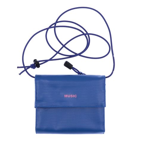 「MUSI Wallet」ショルダーウォレットL ブルー