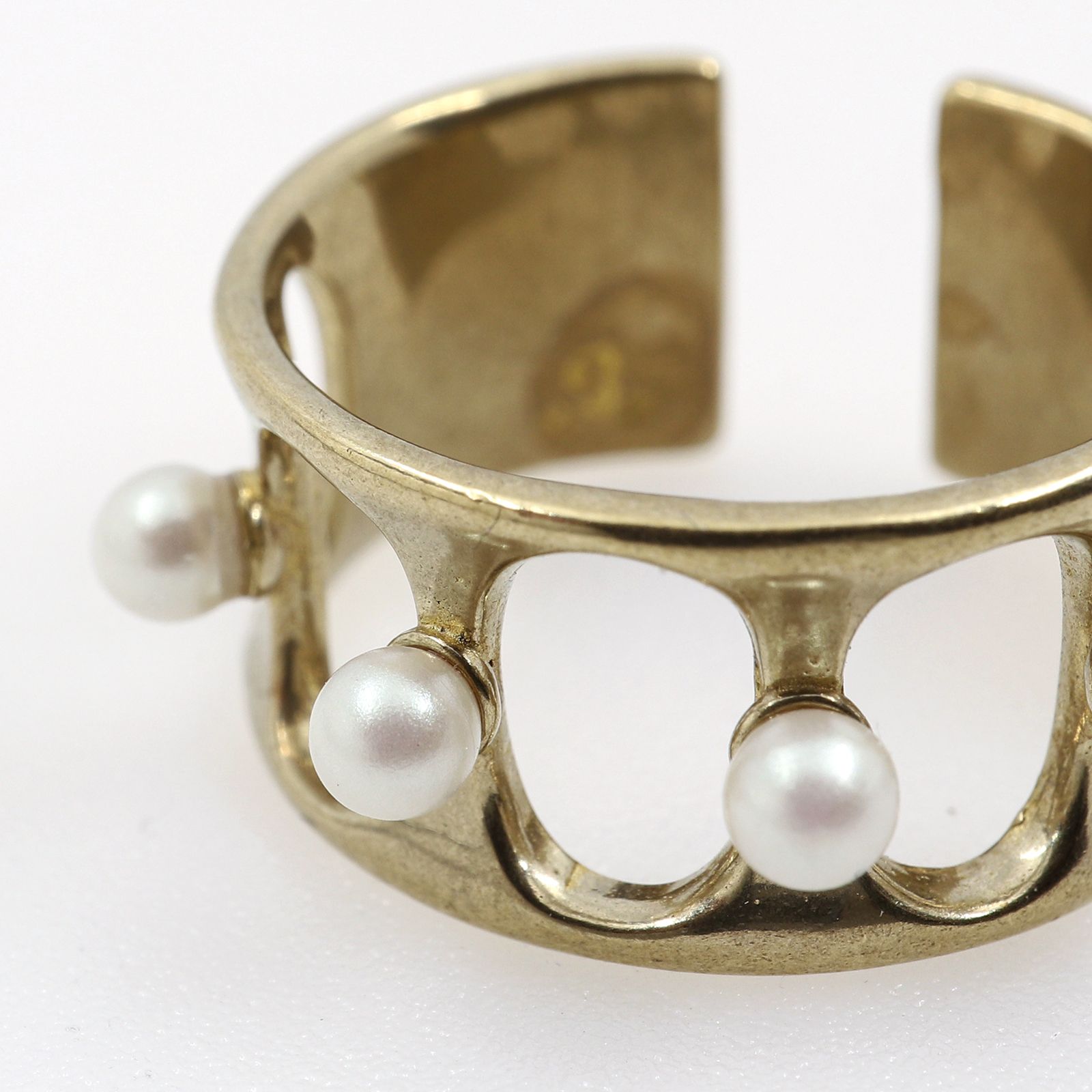 「poetry ring」リング ブラス