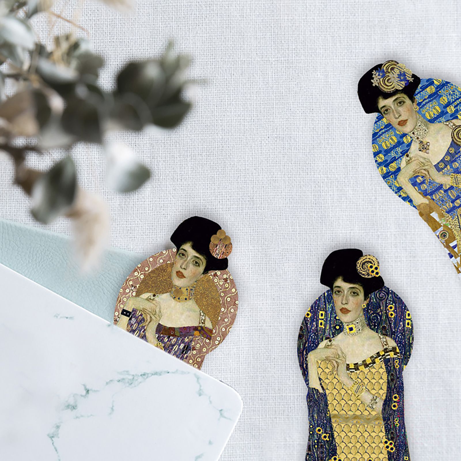 「5 BOOKMARKS "Klimt-Adele"」ブックマーク MON PETIT ART フランス
