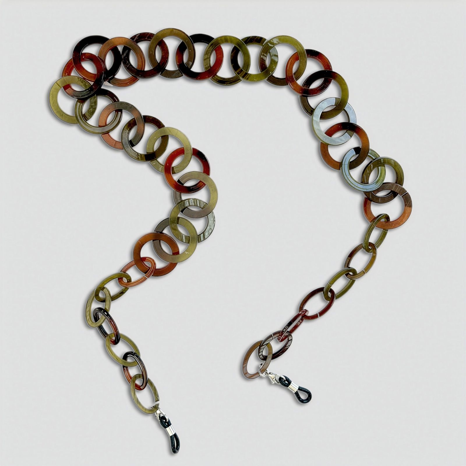 「Chunky Chain」グラスチェーン earthy mix