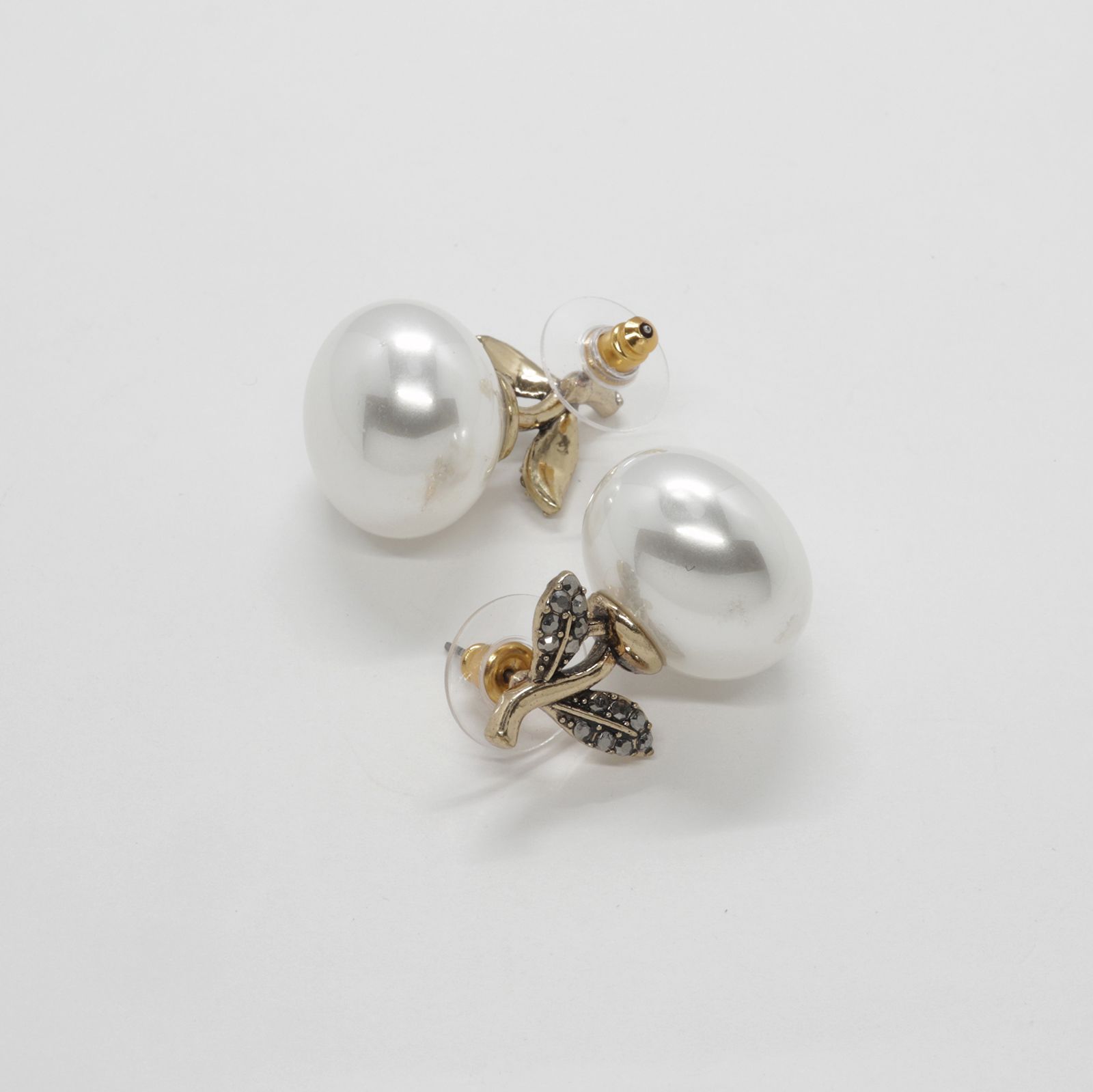 「ビジューパールペアー」ピアス