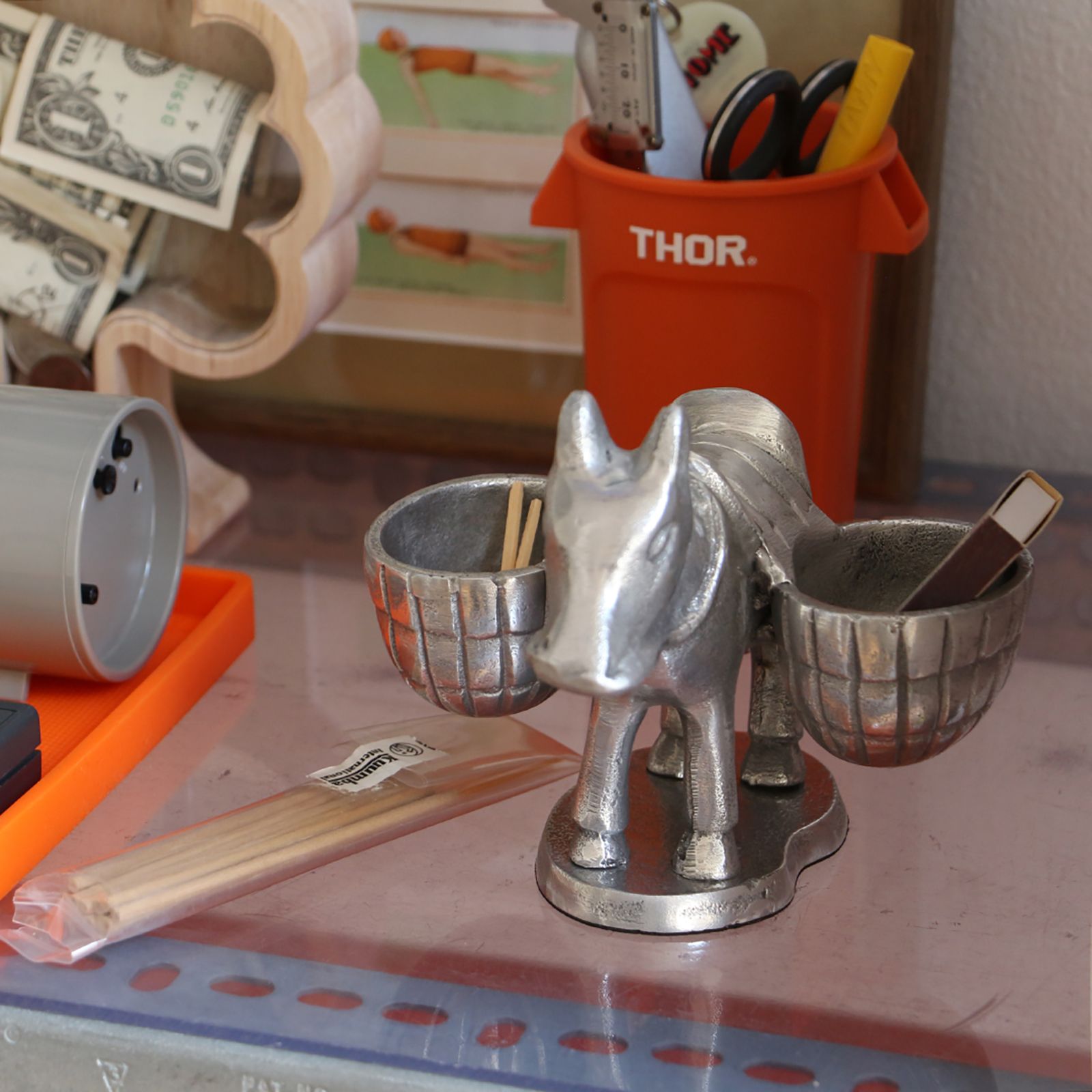 「Donkey And Basket」Silver