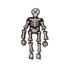 「Silver Skeleton」ブローチ