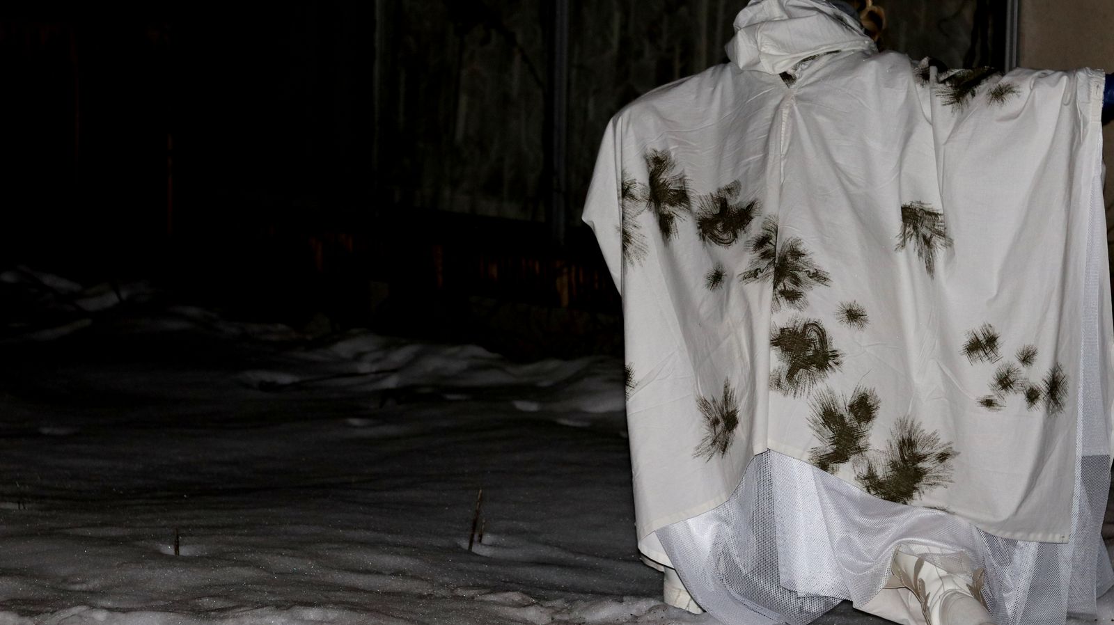 corne 10th anniversary item 「スノーカモ ポンチョ リメイク」 ドイツ 1960～70s