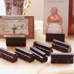 アールデコ古木カードスタンド ベルギー 1930s