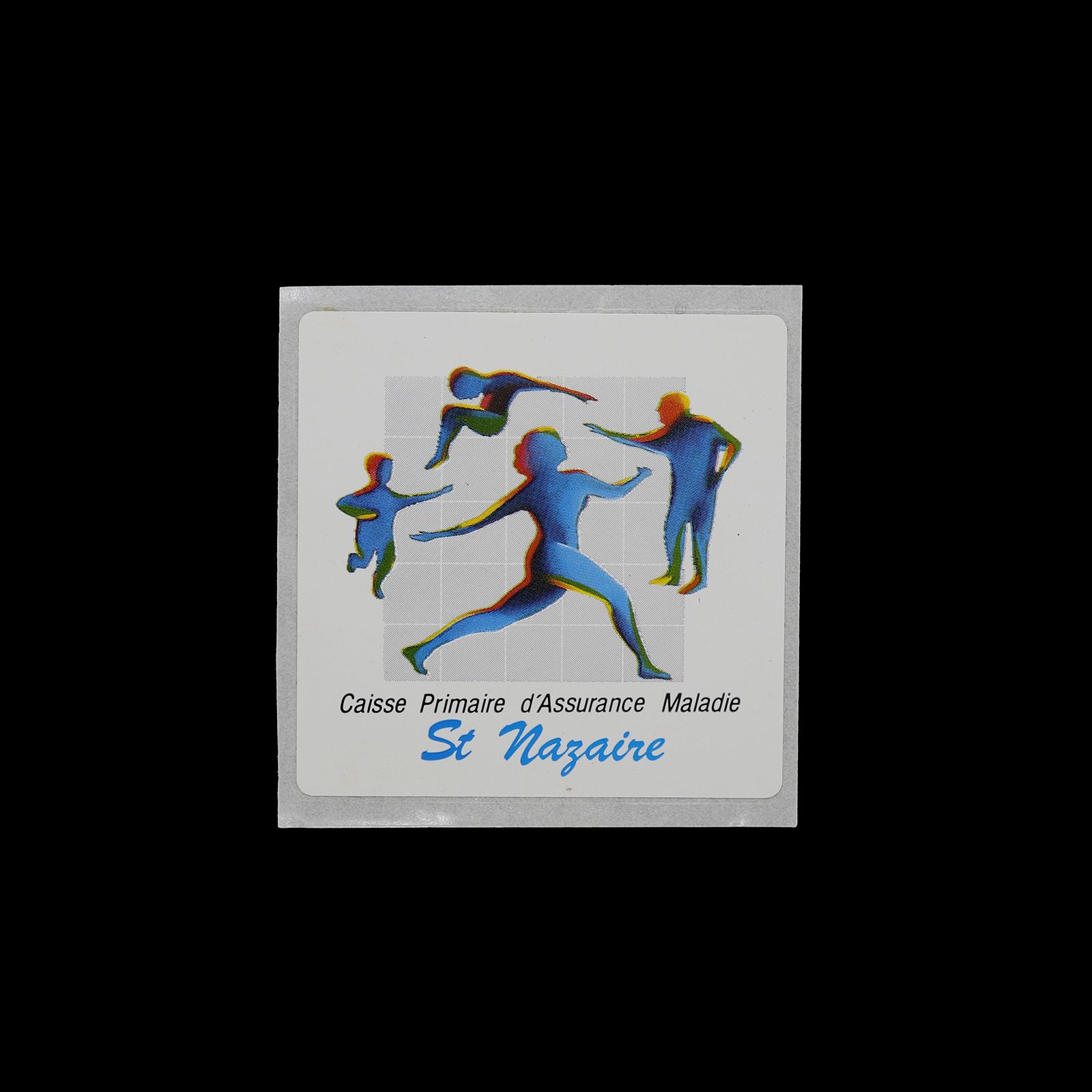 「Caisse Primaire d'Assurance Maladie」ヴィンテージステッカー ヨーロッパ