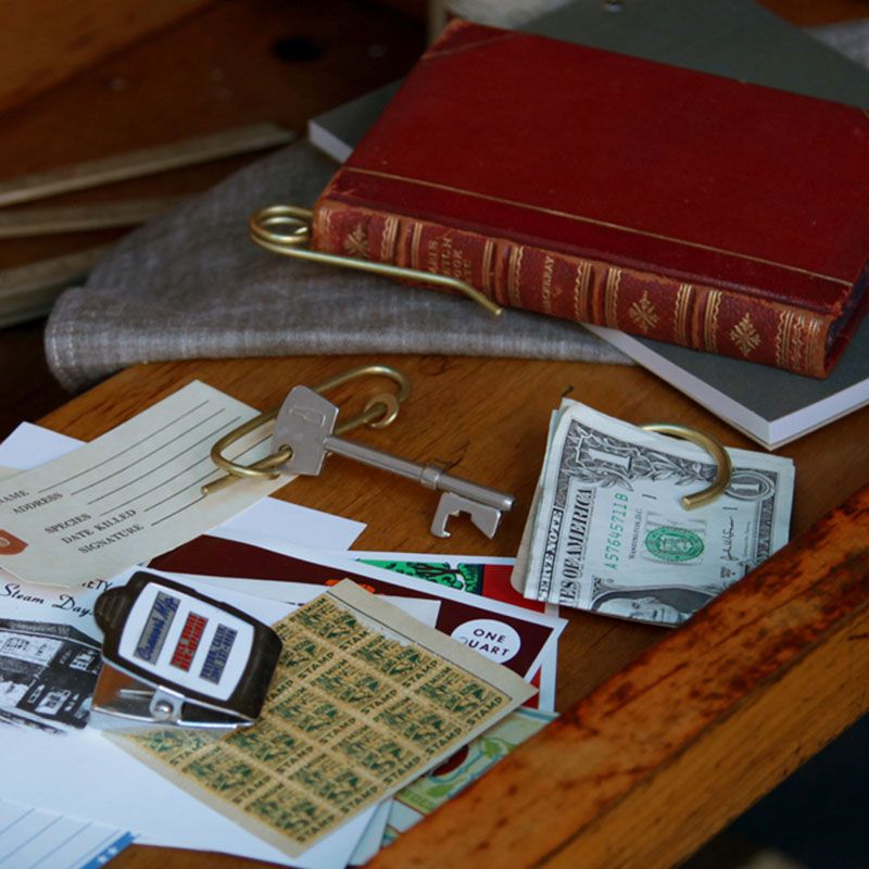 amabro - 「MONEY CLIP」マネークリップ キーリング FORM