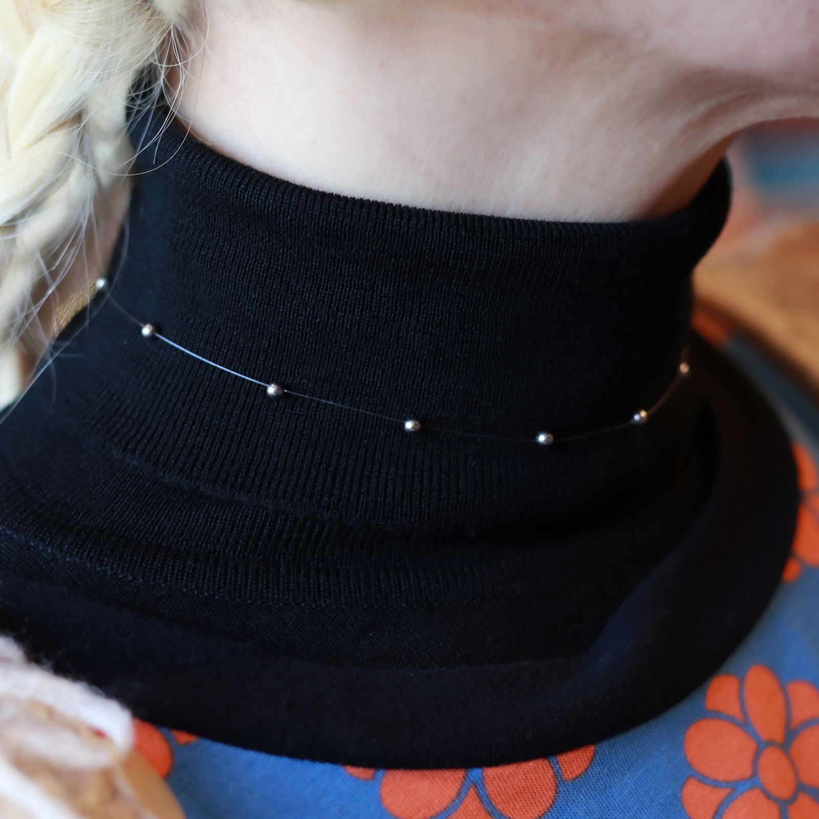 「point nacklace hypoallergenic」ネックレス ステンレスバージョン