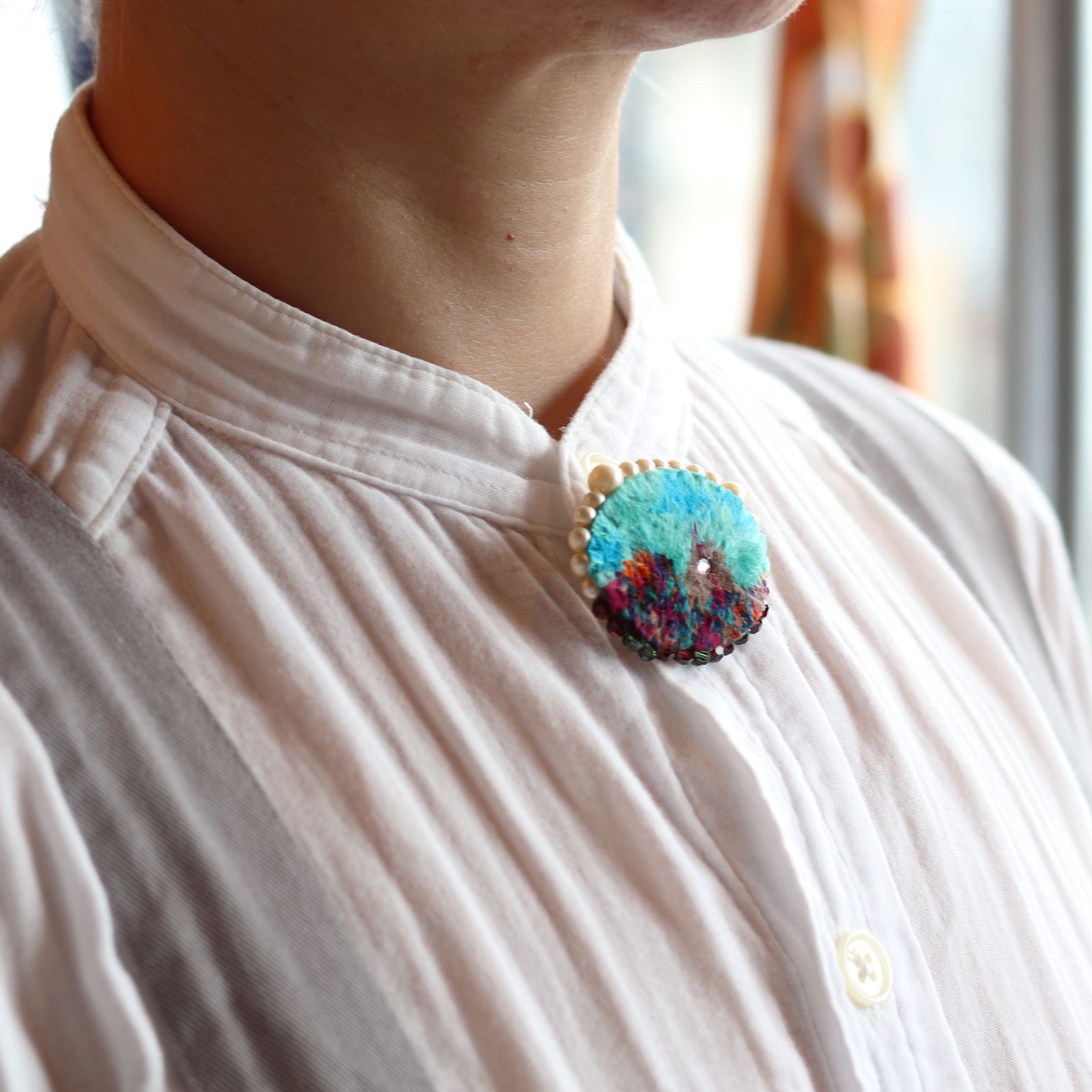 「Pegase,cheval sur le rocher ペガサス 岩上の馬」ブローチ