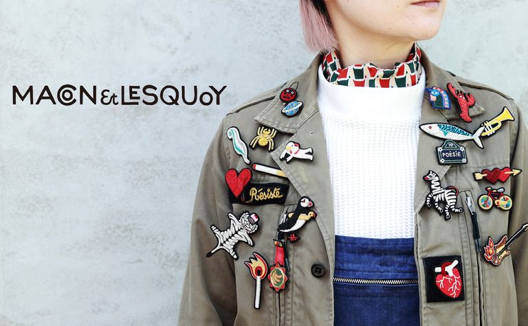 MACON et LESQUOYのブローチたち