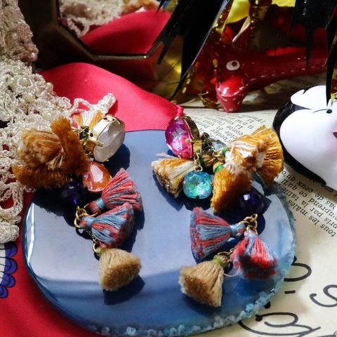 「pyramide」ピアス【CIRQUE de sachikoism】