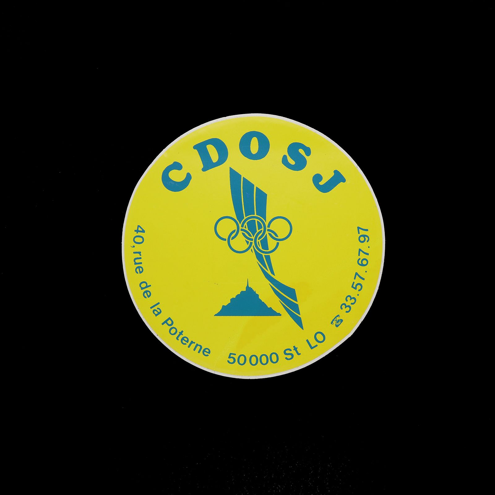 「CDOSJ」ヴィンテージステッカー ヨーロッパ