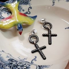 「VTGサークル&クロス」イヤリング