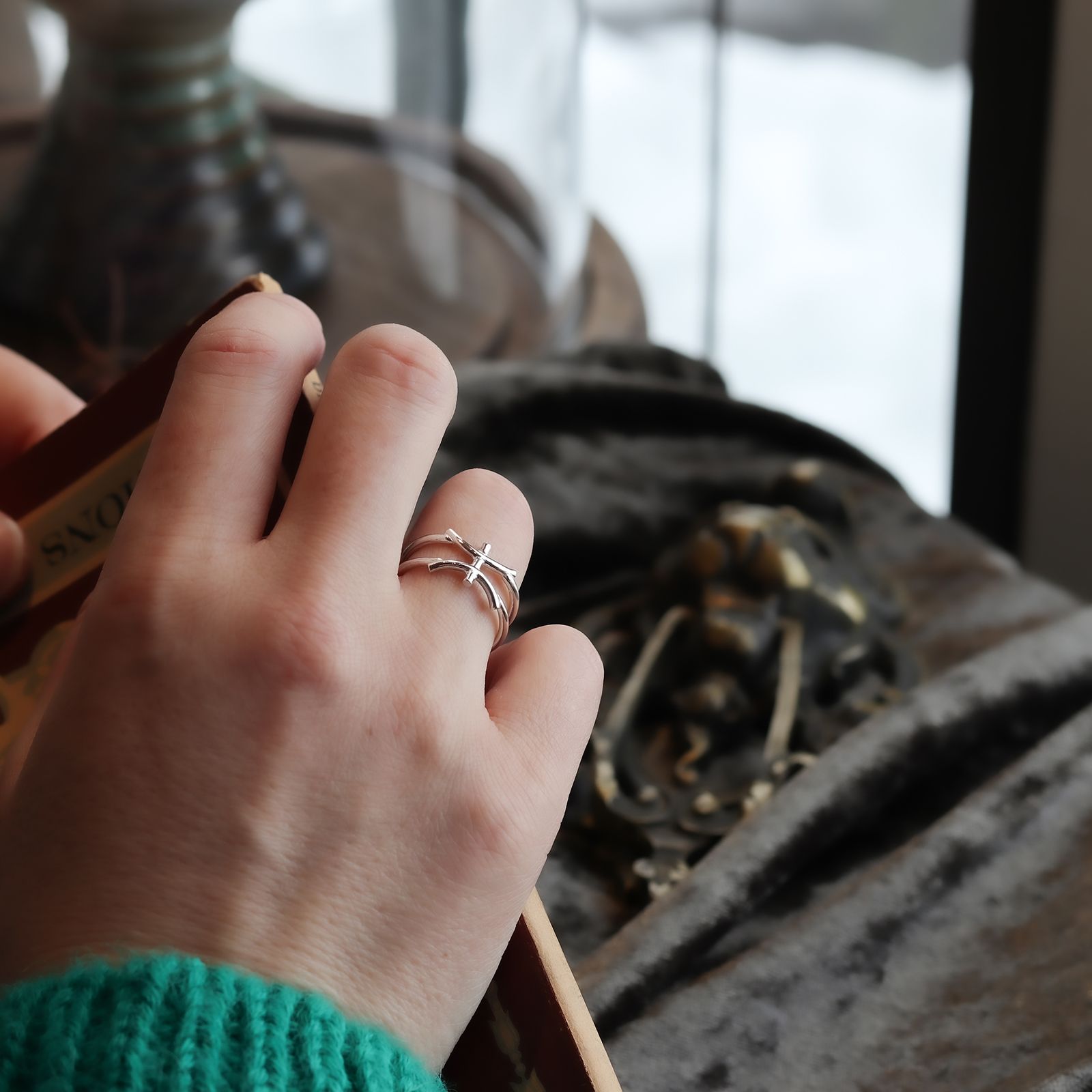 【Silver Jewel】horoscope ring Pisces うお座 シルバー925