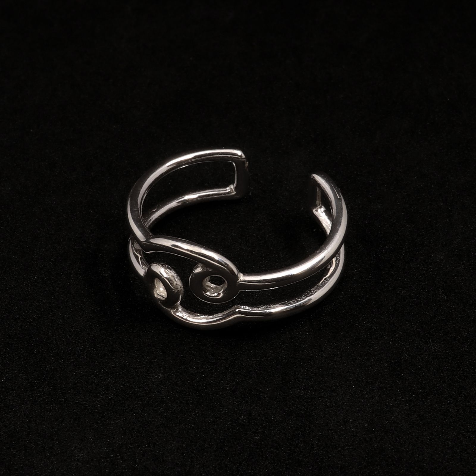 【Silver Jewel】horoscope ring Cancer かに座 シルバー925