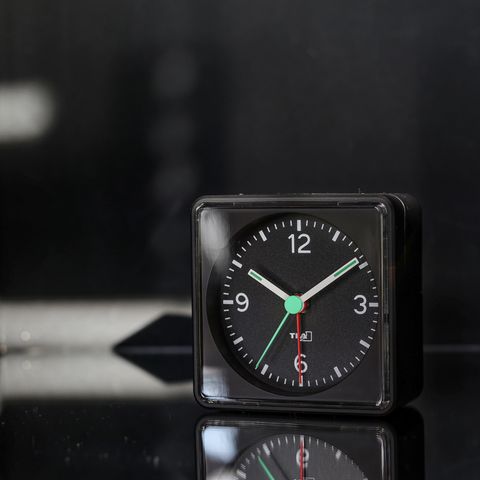 「Analogue alarm clock Push Wecker」アラームクロック BLACK TFA ドイツ
