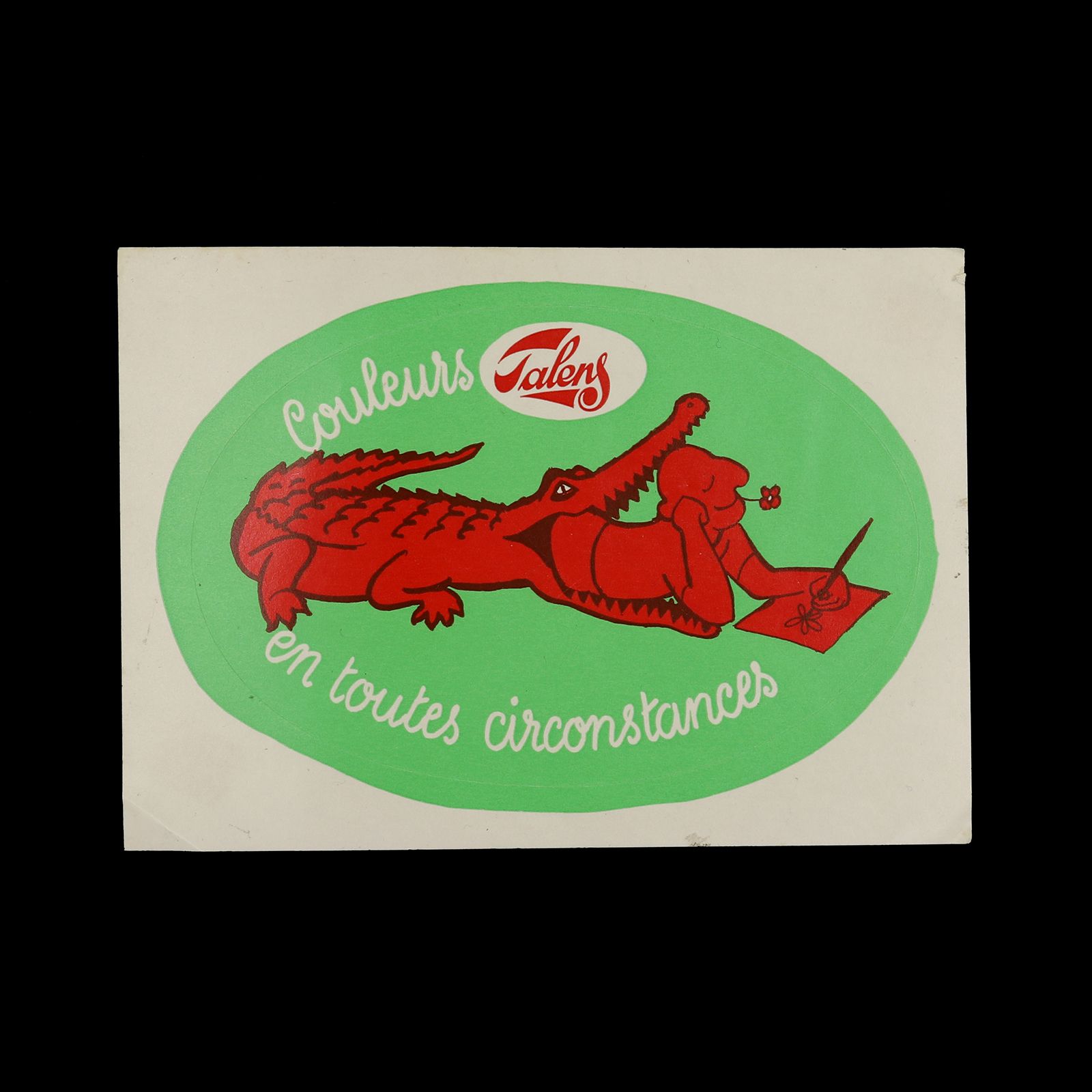 「Talens」ヴィンテージステッカー ヨーロッパ