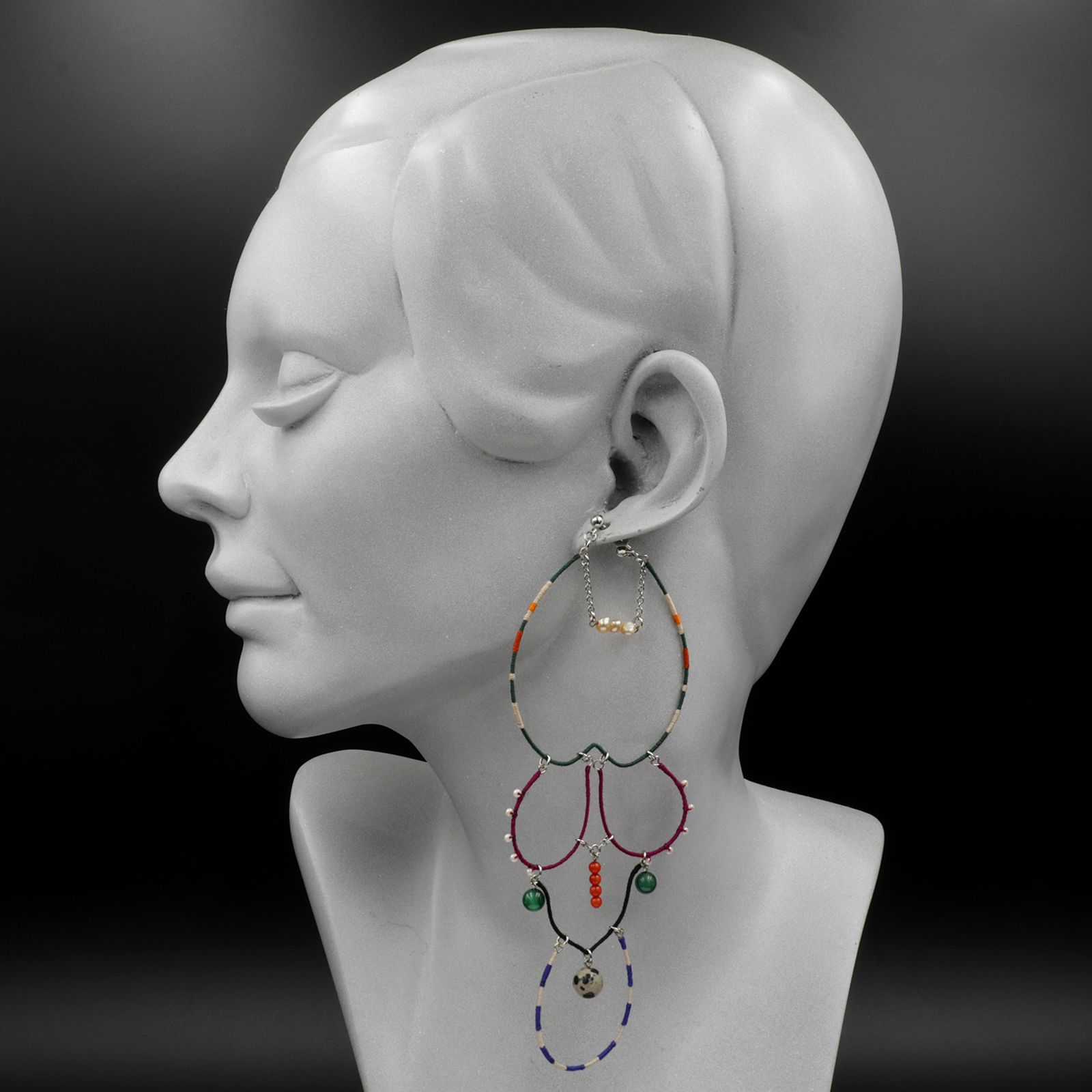 「Fete de l'eau ORNEMENT シングル」片耳ピアス