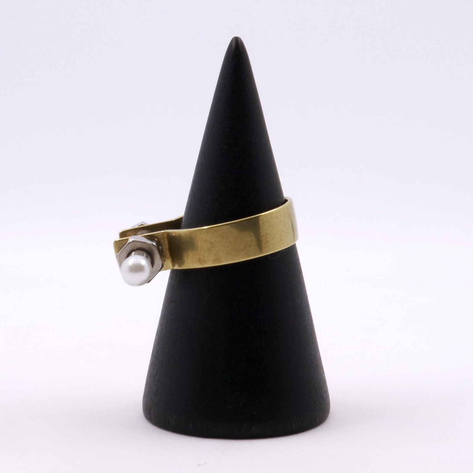 「Franken ring」リング ゴールド×シルバー