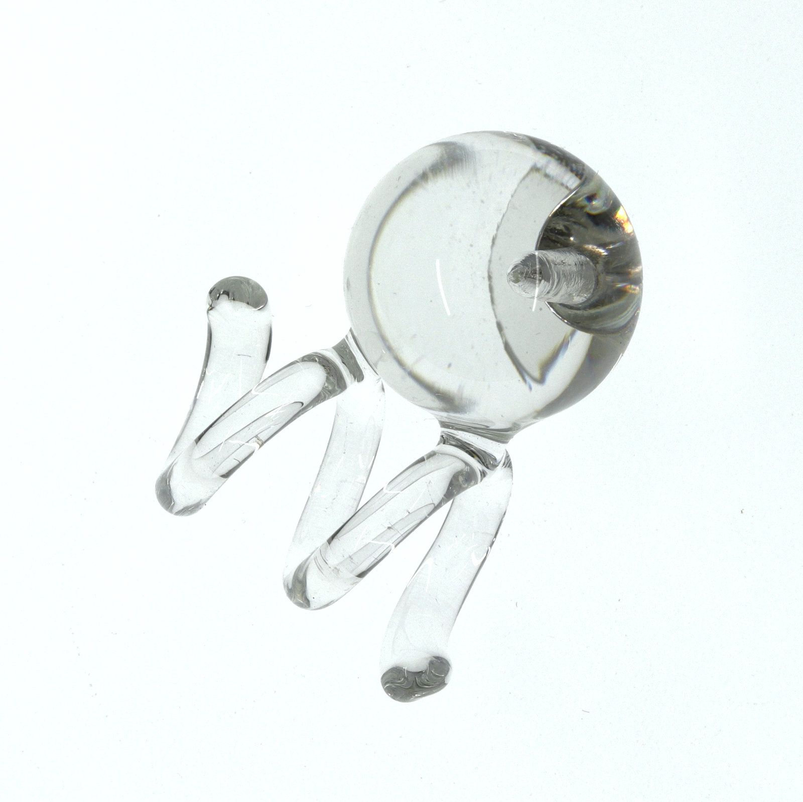 「New Spiral Glass」ピアス(片耳) クリア