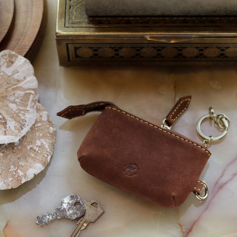 「RAKUDA」マルチキーケース キャメル