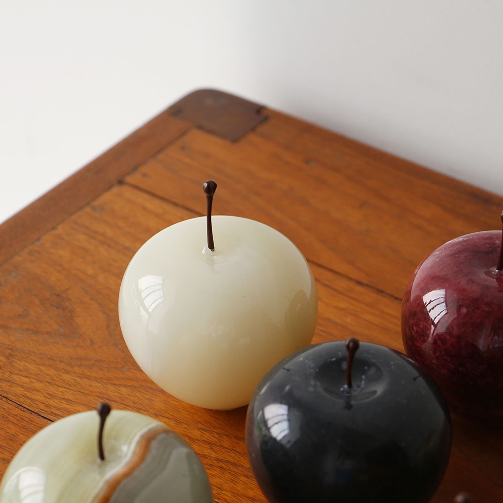 「Marble Apple Large」White