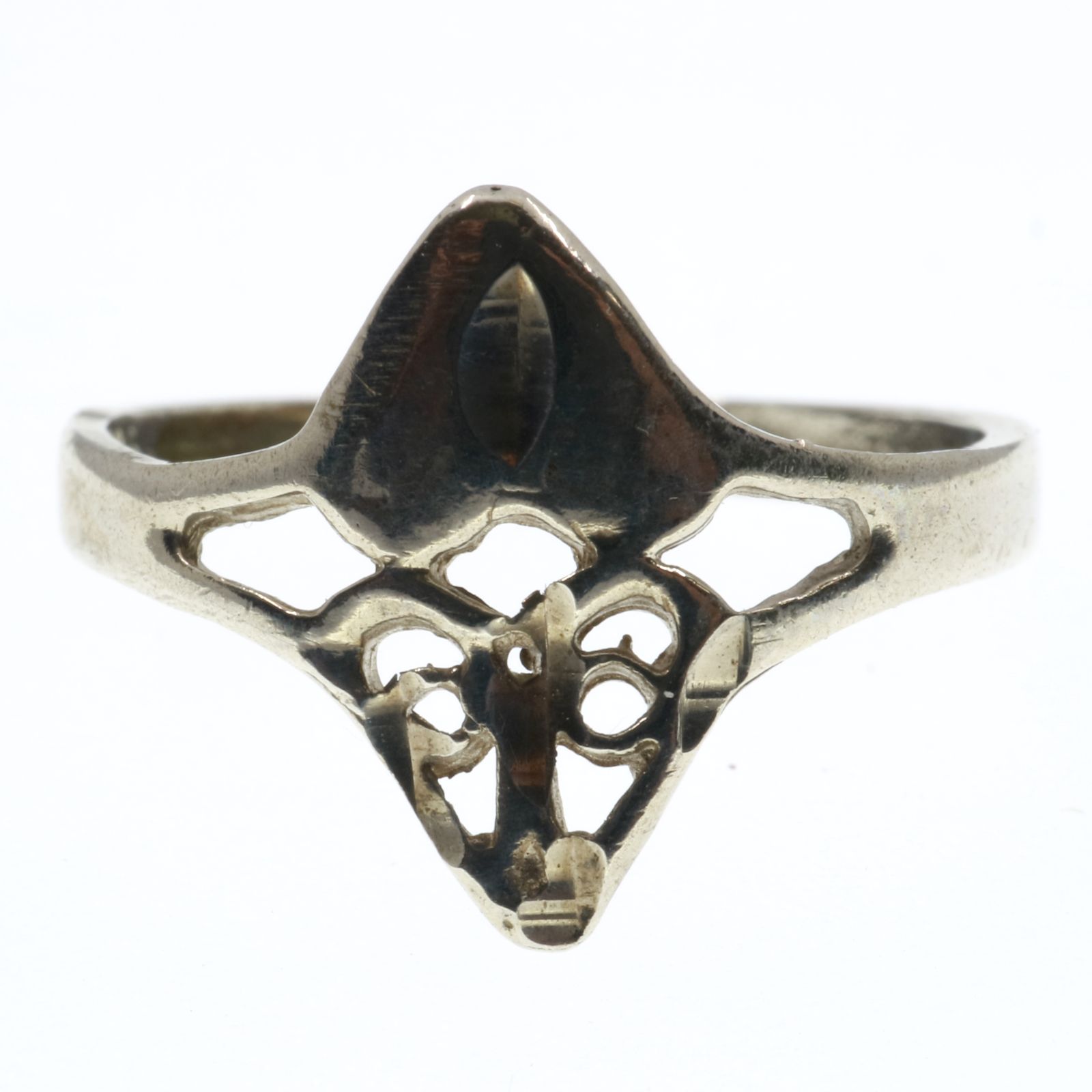 「80s オポジットハートフィリグリー」リング シルバー925 ヨーロッパ