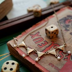 「ピラミッドパール」ネックレス ヨーロッパ