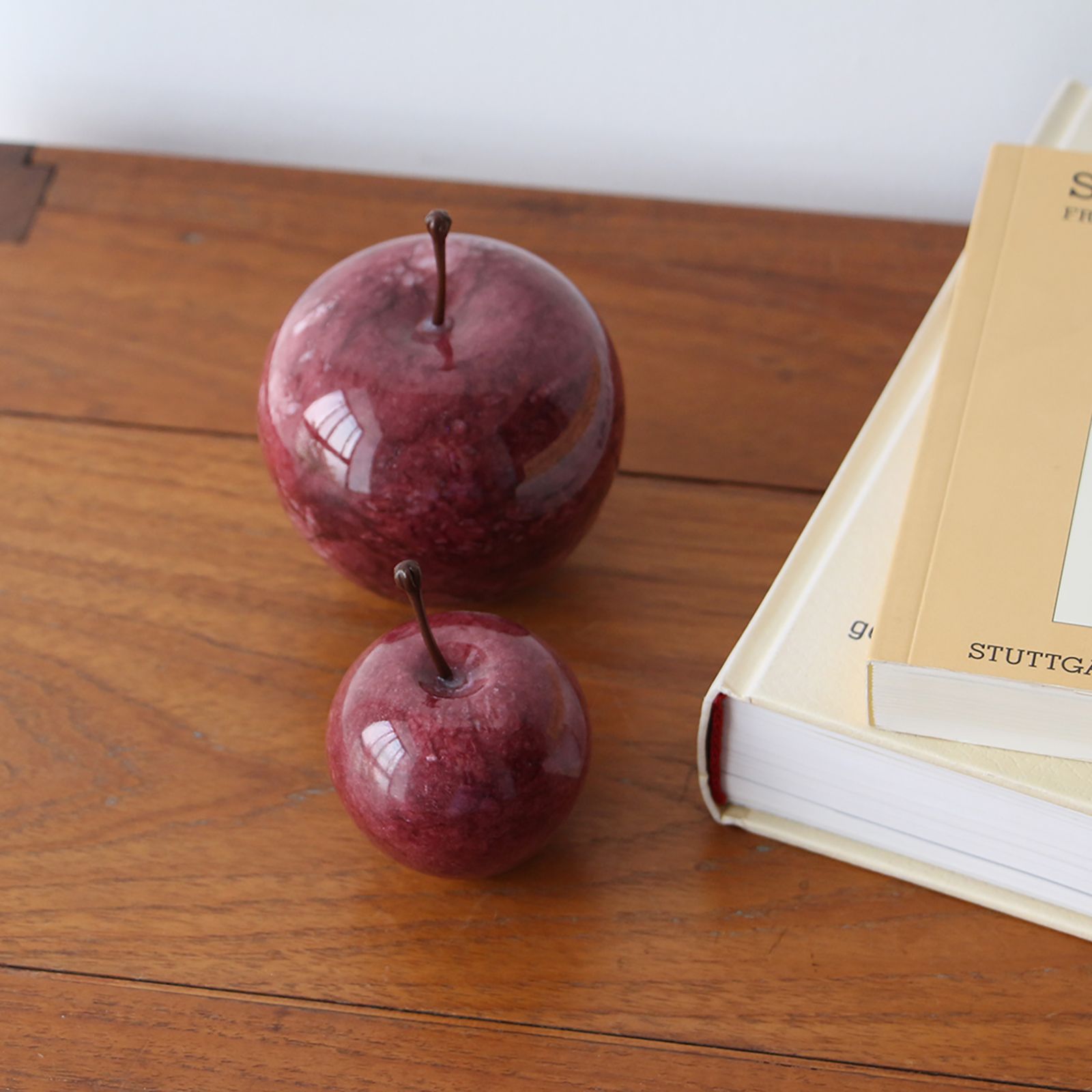 「Marble Apple Large」Red