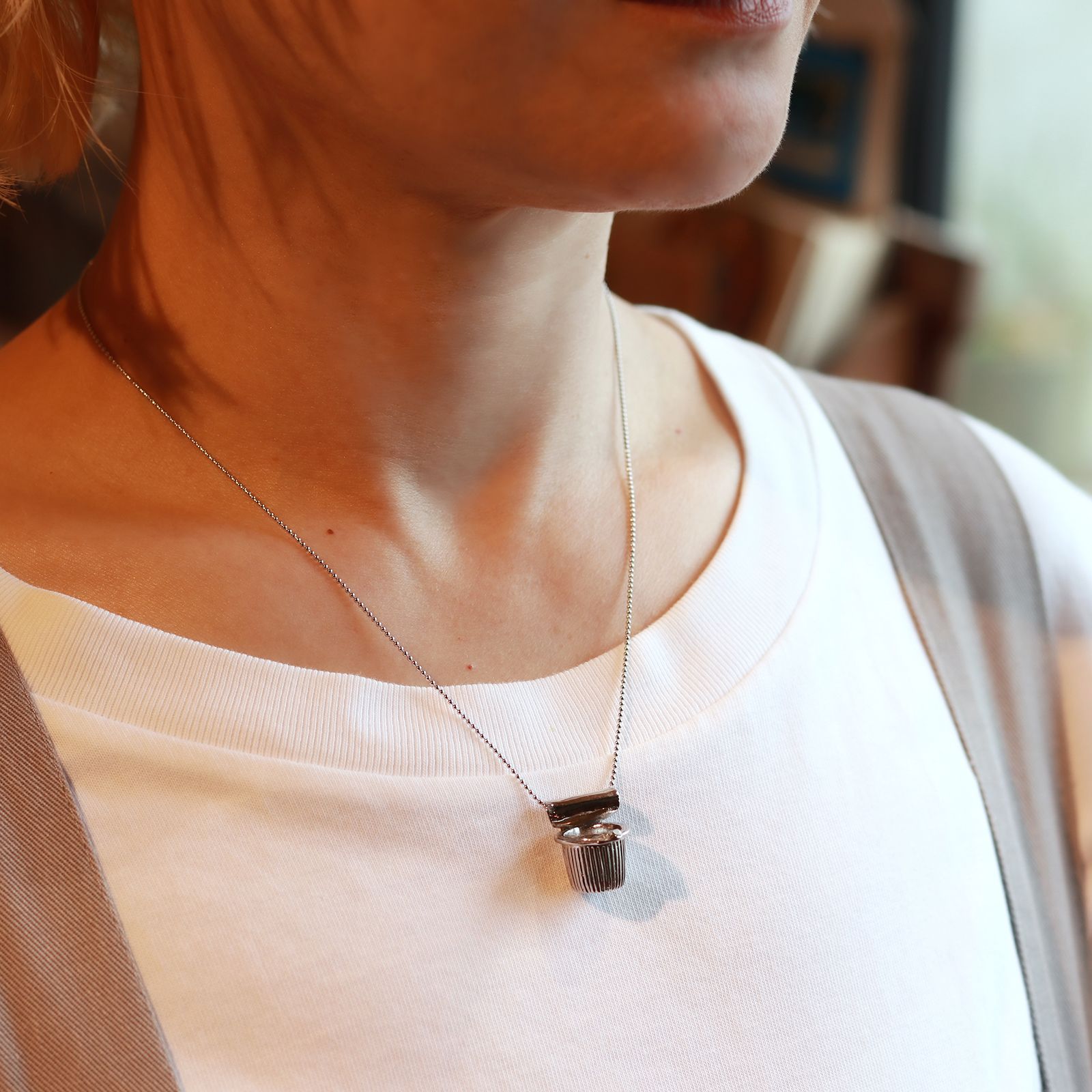 「coffee fresh necklace silver」ネックレス