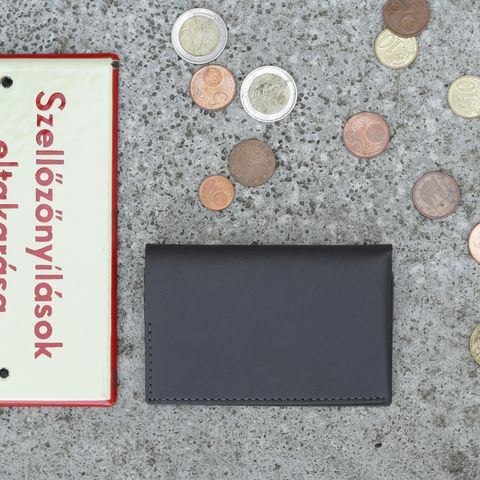 「対のかたち」カードケース・名刺入れ ダークグレー