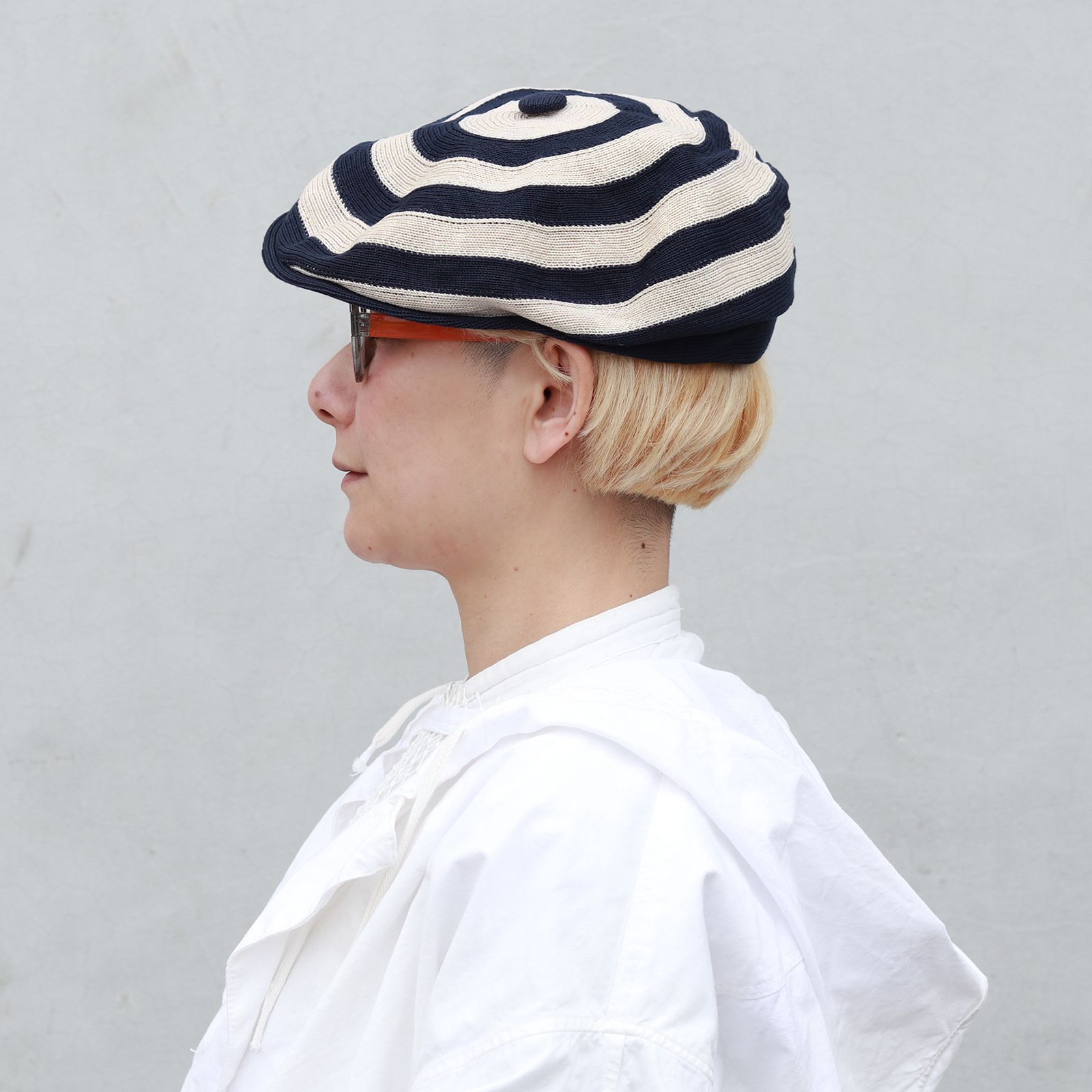 「CENITZ Corde/Blue」コットンバスクベレー