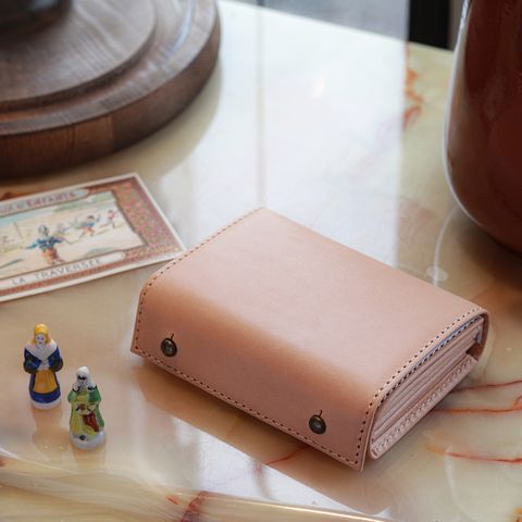 【送料無料対象外】「millefoglie II TAN27」ミニ財布 ヌメ