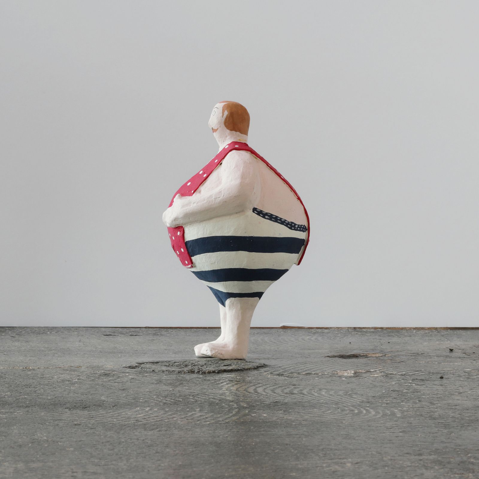 PAPIER MACHE MOUSIEUR MOUSTACHE 【BATELA】