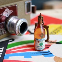 COGNAC MARTELL コニャックマーテル ブルボンキーホルダー