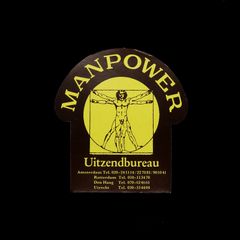 「MANPOWER」ヴィンテージステッカー ヨーロッパ